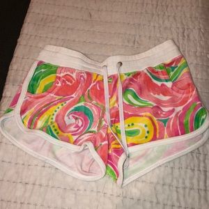 Velour Lilly Pulitzer shorts